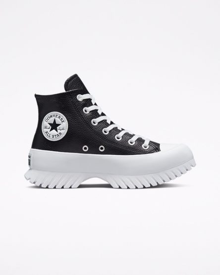 Tenis Converse Chuck Taylor All Star Lugged 2.0 Couro Cano Alto Masculino Pretas Branco | PT L09PT04